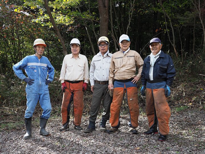 森林ボランティア・山の駅ふくべのみなさん